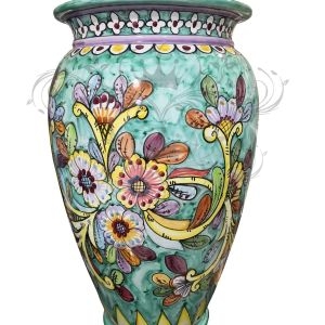 Paragüero cerámica flores - Regalos Daniel