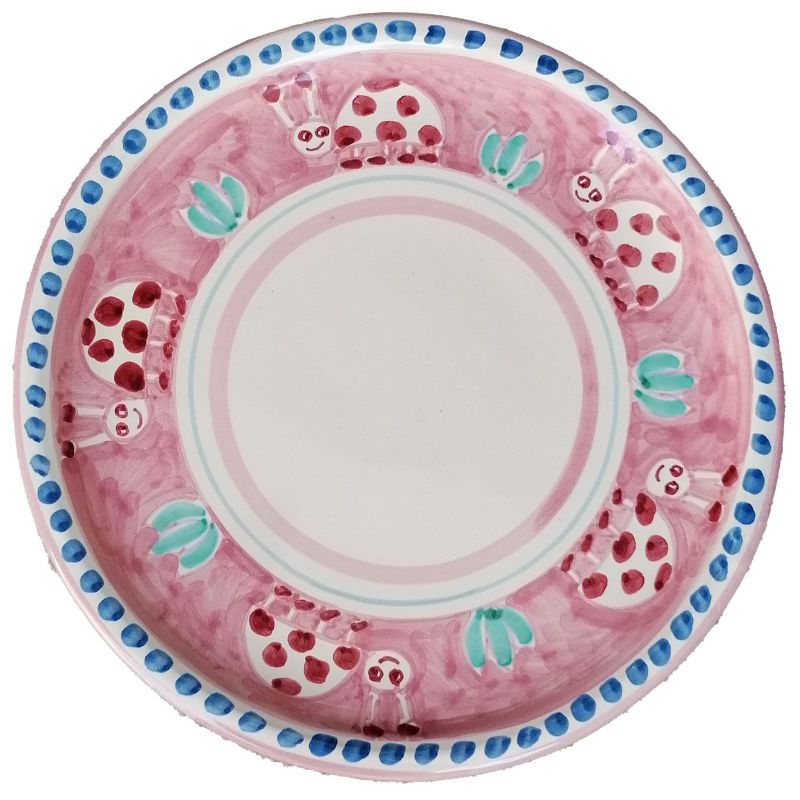 Restaurant Line - Pizza Plate. Vietri Ceramic Animal Line.